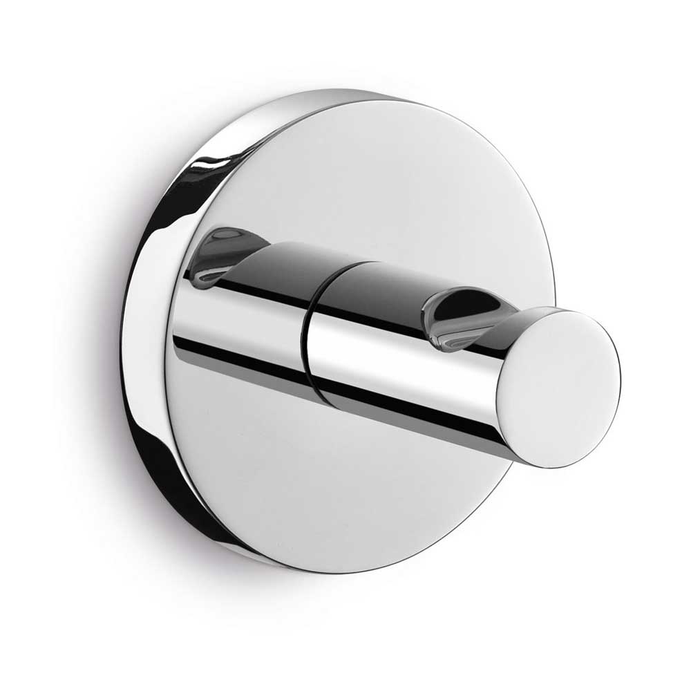 Zack Scala Polished Stainless Steel Towel Hook - Premium Bathroom Organisation