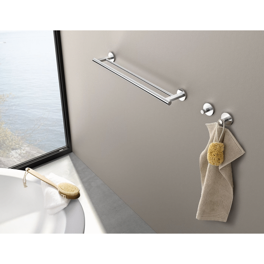Zack Scala Polished Stainless Steel Towel Hook - Premium Bathroom Organisation