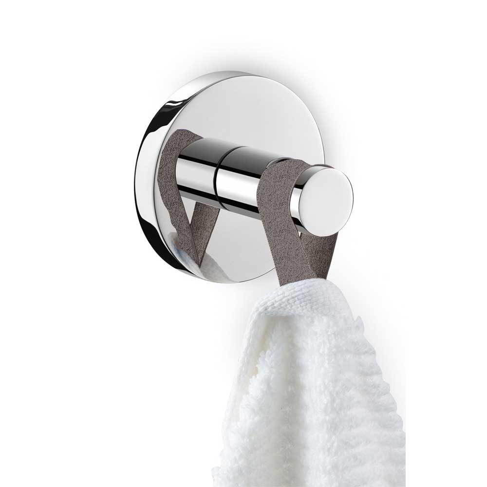 Zack Scala Polished Stainless Steel Towel Hook - Premium Bathroom Organisation