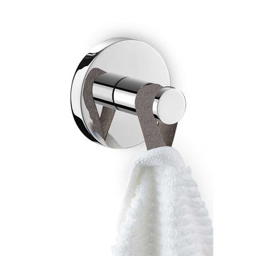 Zack Scala Polished Stainless Steel Towel Hook - Premium Bathroom Organisation