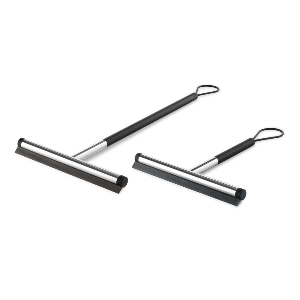 Zack Jaz Polished Stainless Steel Short Handle Squeegee 40082