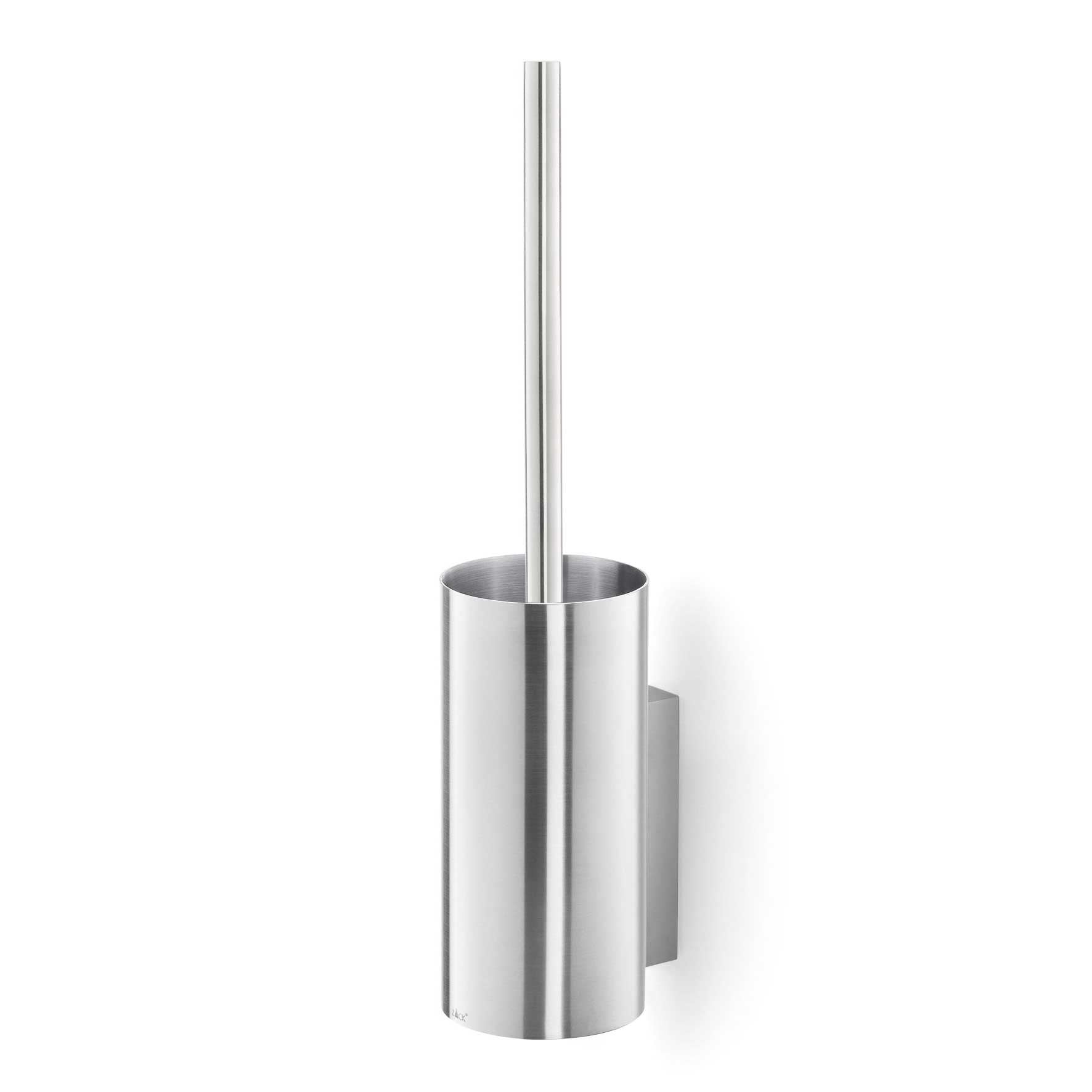 Zack Linea Premium Brushed Stainless Steel Wall-Mounted Toilet Brush - German Engineering