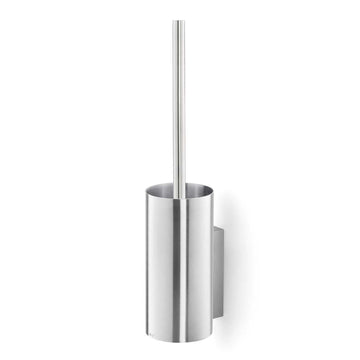 Zack Linea Premium Brushed Stainless Steel Wall-Mounted Toilet Brush - German Engineering