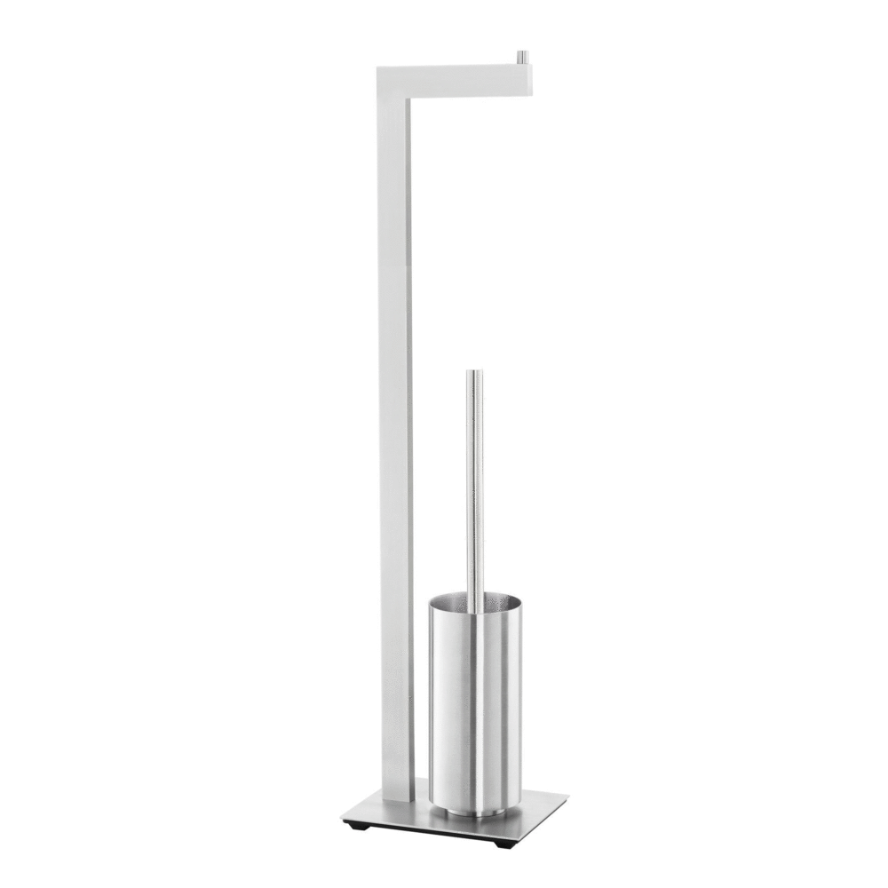 Zack Linea Brushed Stainless Steel Toilet Butler 40382