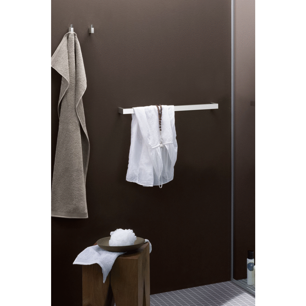 Zack Linea Brushed Stainless Steel 61.5 cm Towel Rail 40388