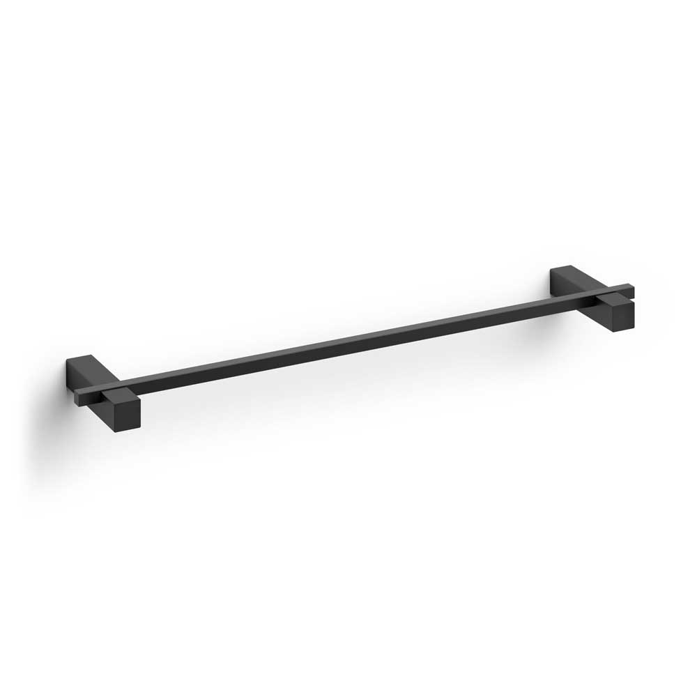 Zack Carvo Powder Coated Black Stainless Steel 51 cm Towel Rail 40505