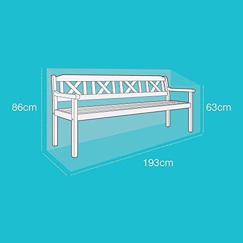 Standard 4 Seat Large Bench Cover, Reversible Green & Black, [36048]