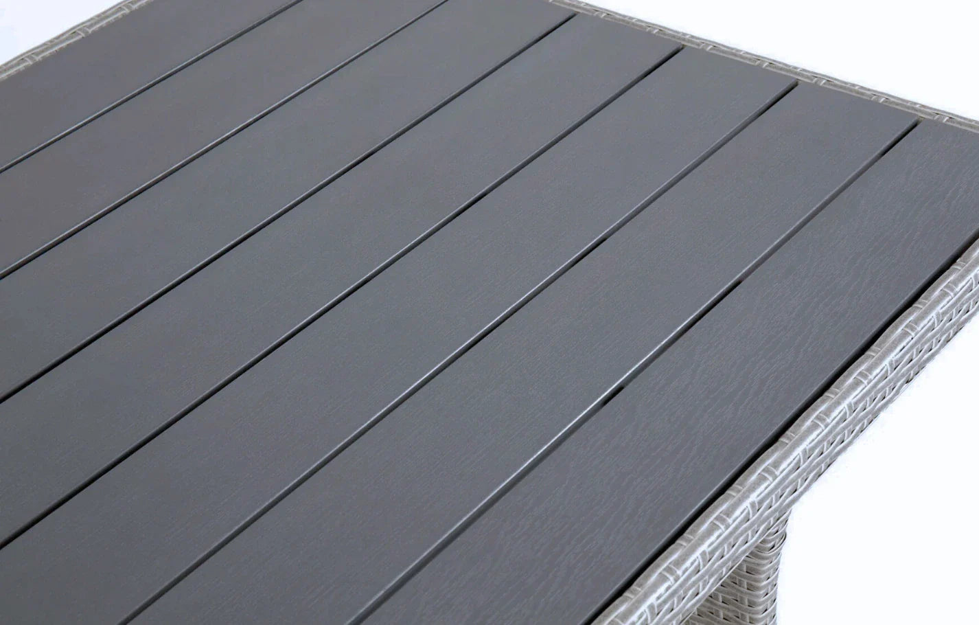 Stockholm 6 Seater Grey Rattan Corner Garden Dining and Lounge Set