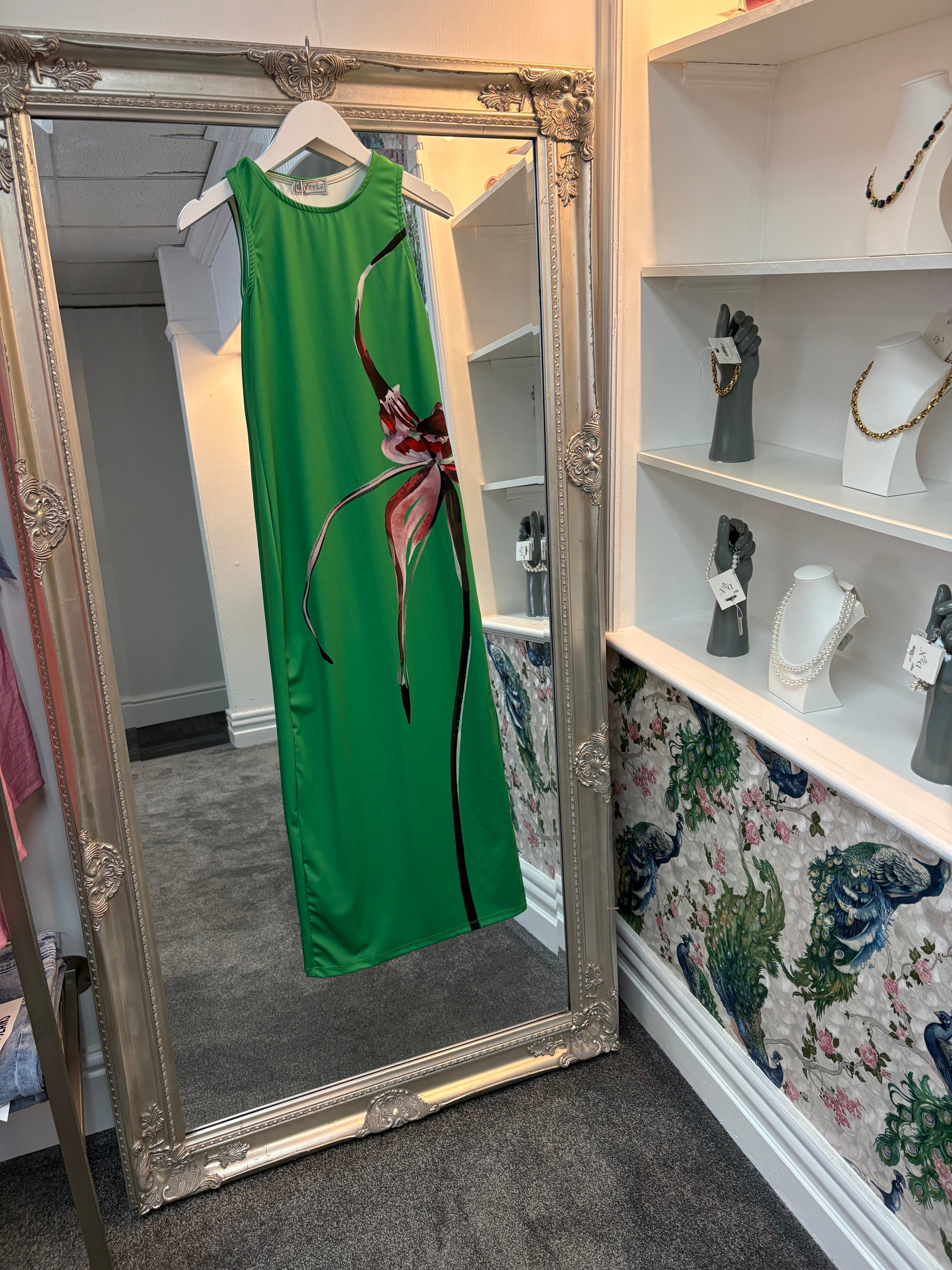 Luxtyle Floral Maxi Dress – One Size Fits 8–12