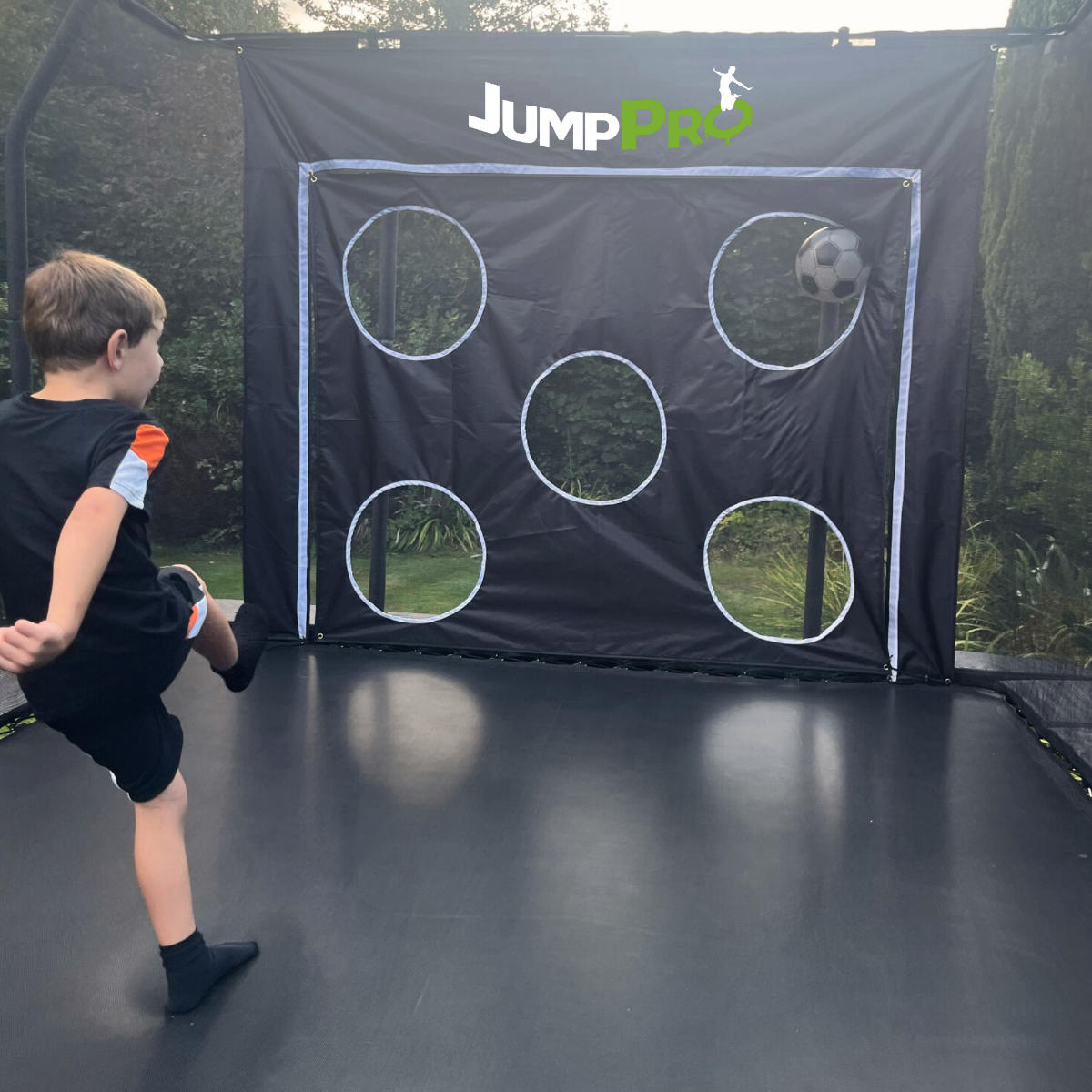 JumpPRO® Trampoline Goal (Medium) - The Only Trampoline Football Goal in the World!