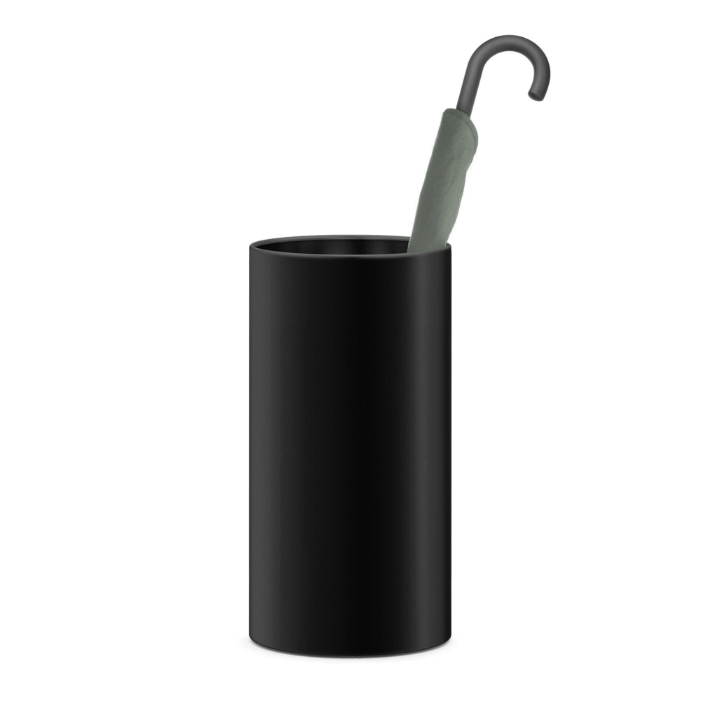 Zack Civos Black Stainless Steel Umbrella Stand 50509