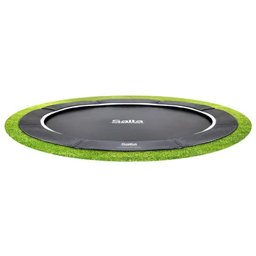 12ft Salta Royal Baseground Black Round Trampoline