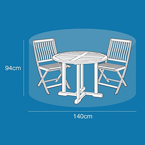 Small Round Patio Set Cover, Reversible Green/Black, [36055]