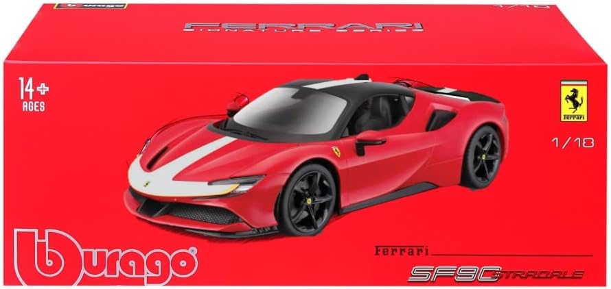 Bburago Ferrari Signature SF90 STRADALE Super Car Model Car