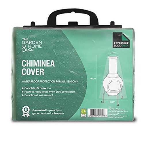 Standard Chiminea Cover, Reversible Green & Black, [36044]