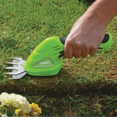 Draper 7.2V Cordless Grass and Hedge Shear Kit