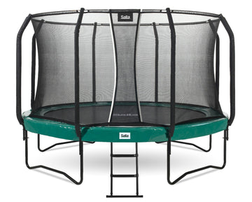 10ft Salta Green Round First Class Edition Trampoline with Enclosure