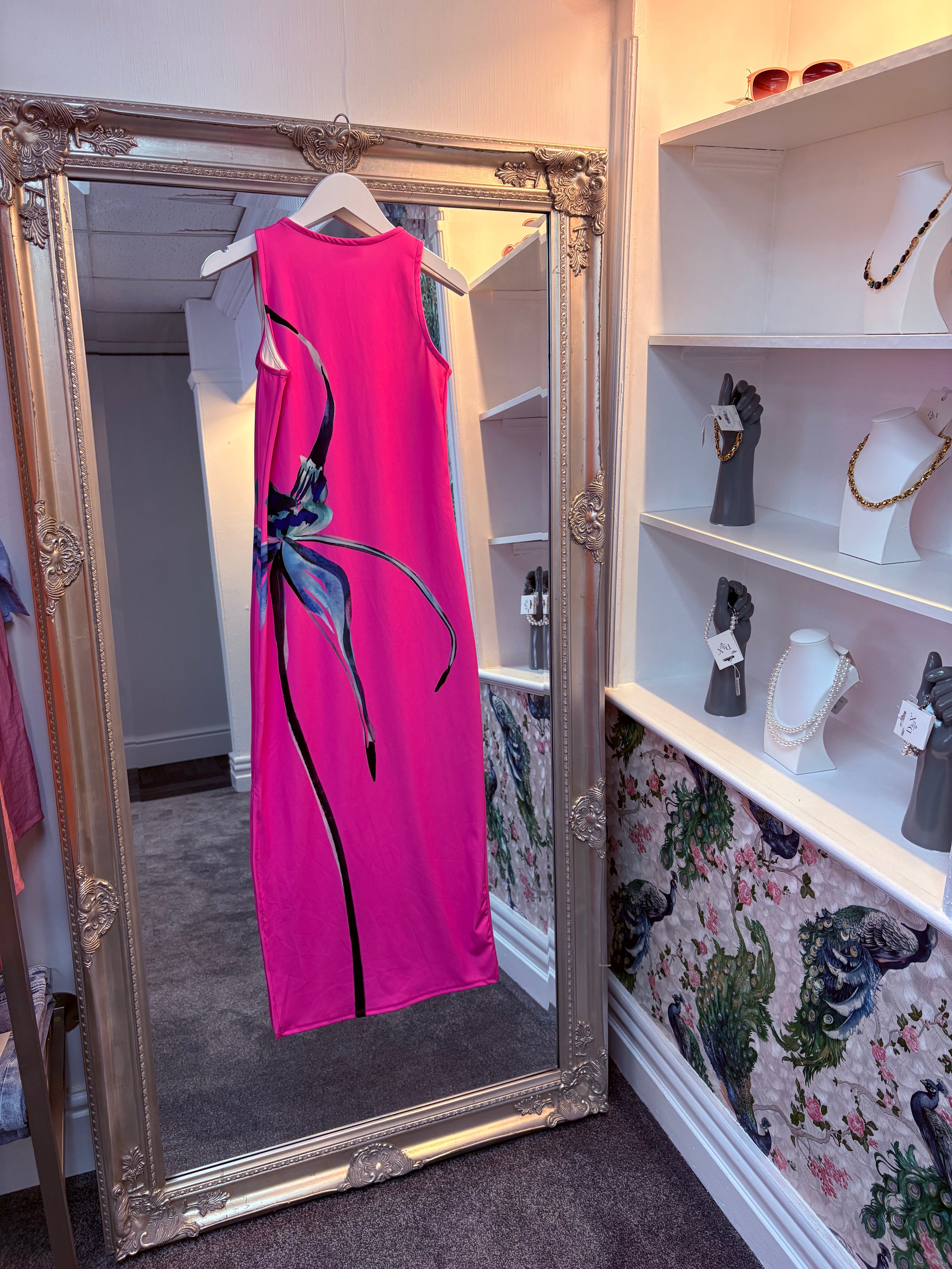 Luxtyle Floral Maxi Dress – One Size Fits 8–12