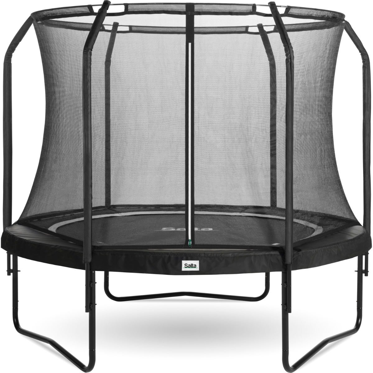 14ft Salta Black Round Premium Edition Trampoline with Enclosure
