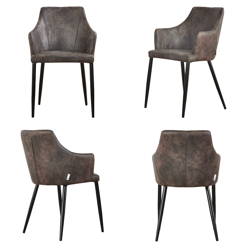 Zarah LUX faux leather chair