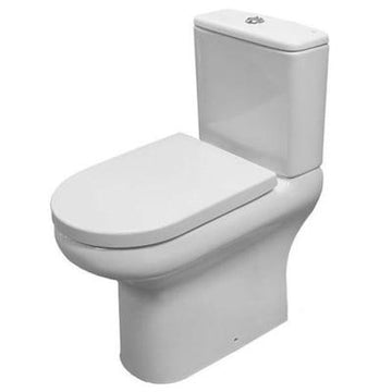 Deluxe 45cm High Rimless Close Coupled Full Access Open Back WC Pan