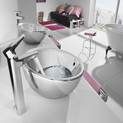 Esmai Chrome Extended Basin Mixer Tap With Pop-Up Waste