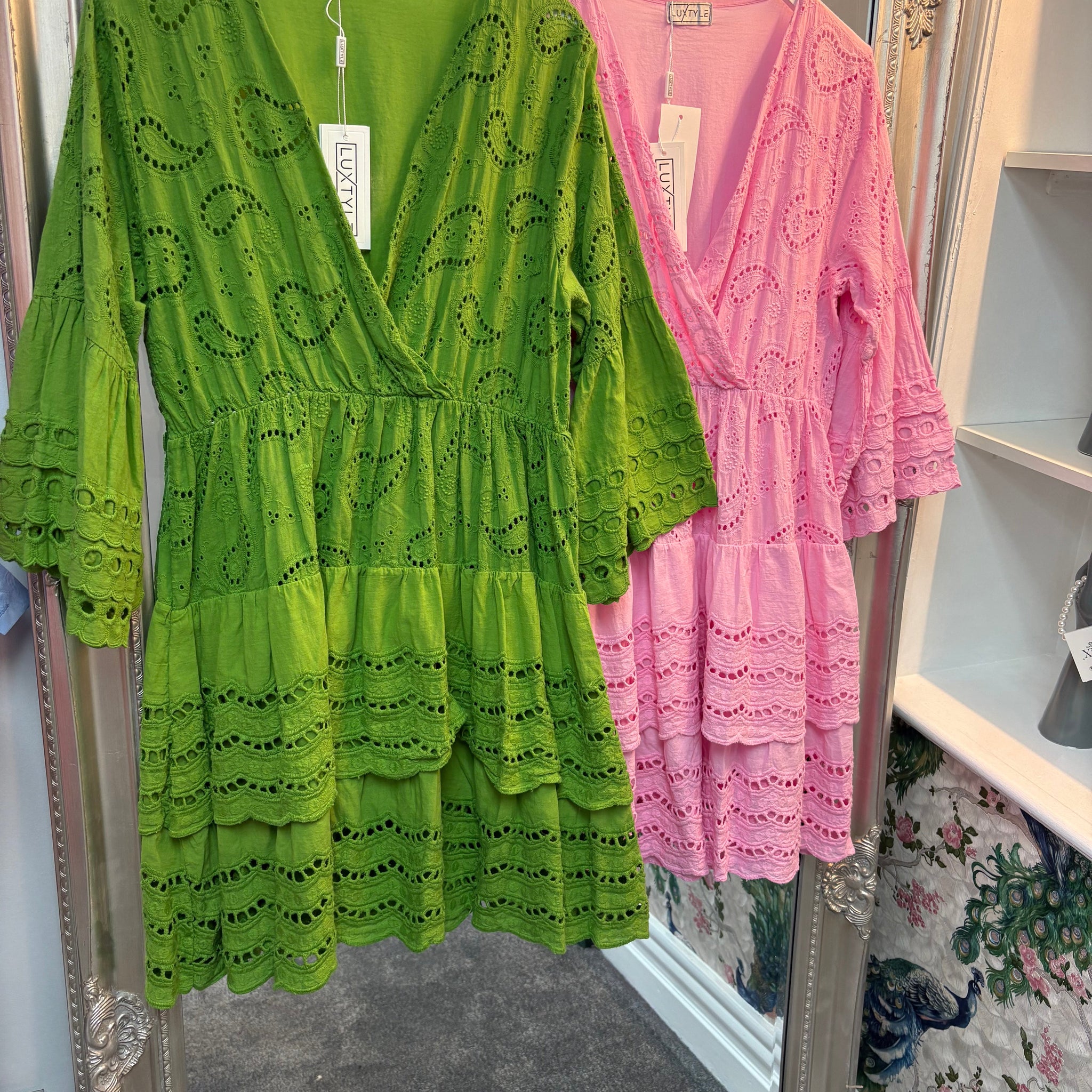 Luxtyle Cross Over Cotton Dress | Summer Dress UK 8–16