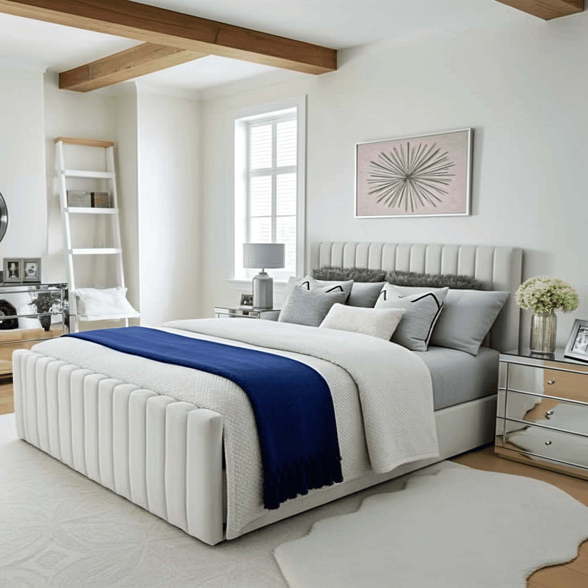 Francis Italian Modern Chesterfield Bed Frame