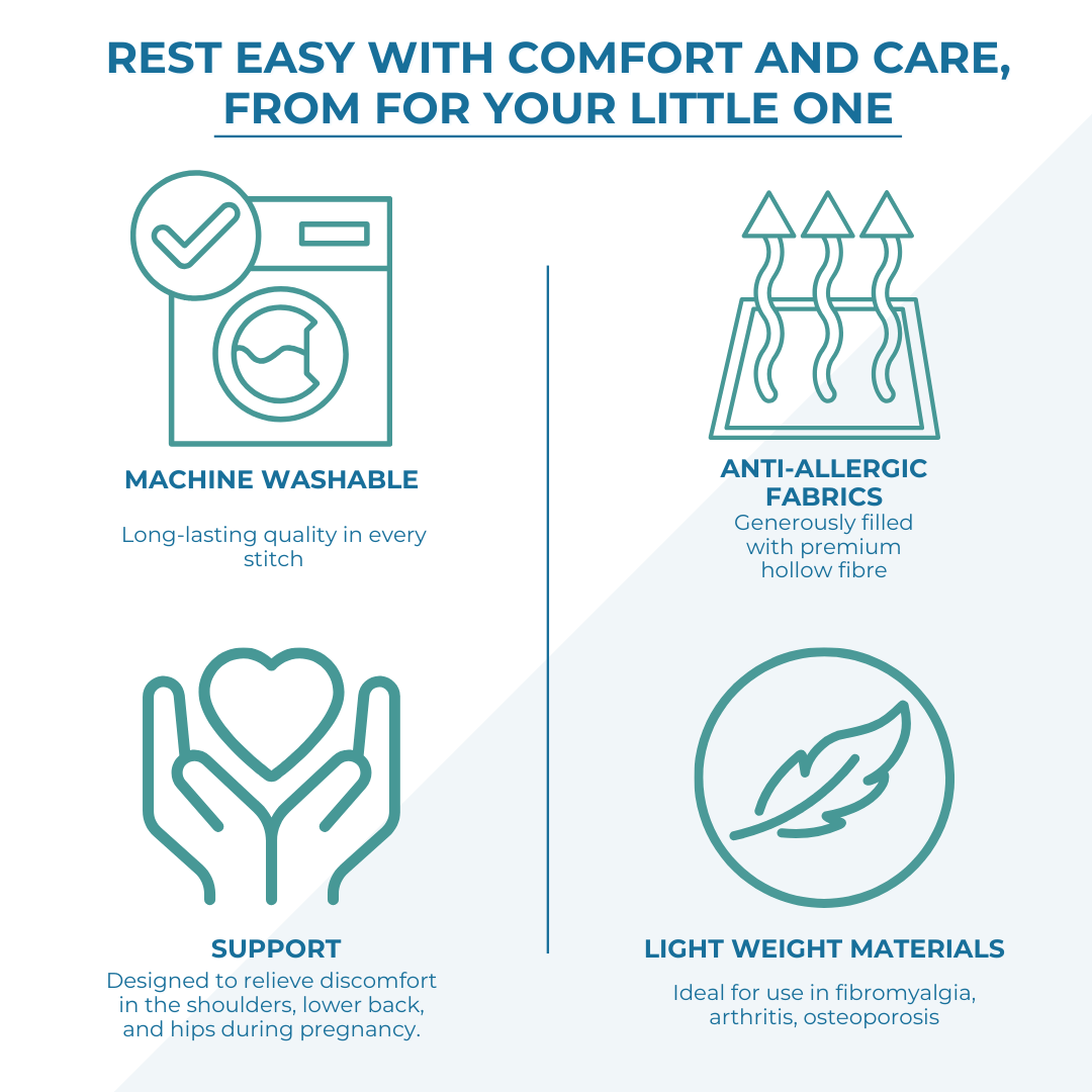 12 Ft Maternity Pillow And Case - Brown