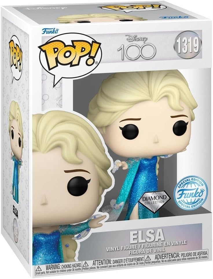 Funko Pop! Frozen - Elsa Disney 100th Diamond Glitter Collection