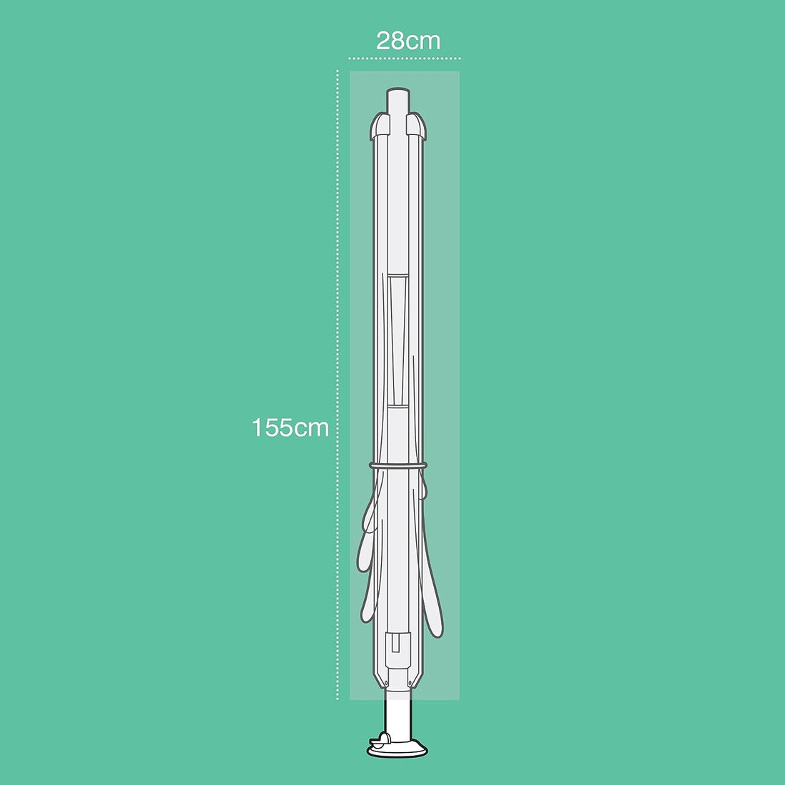 Rotary Washing Line Cover