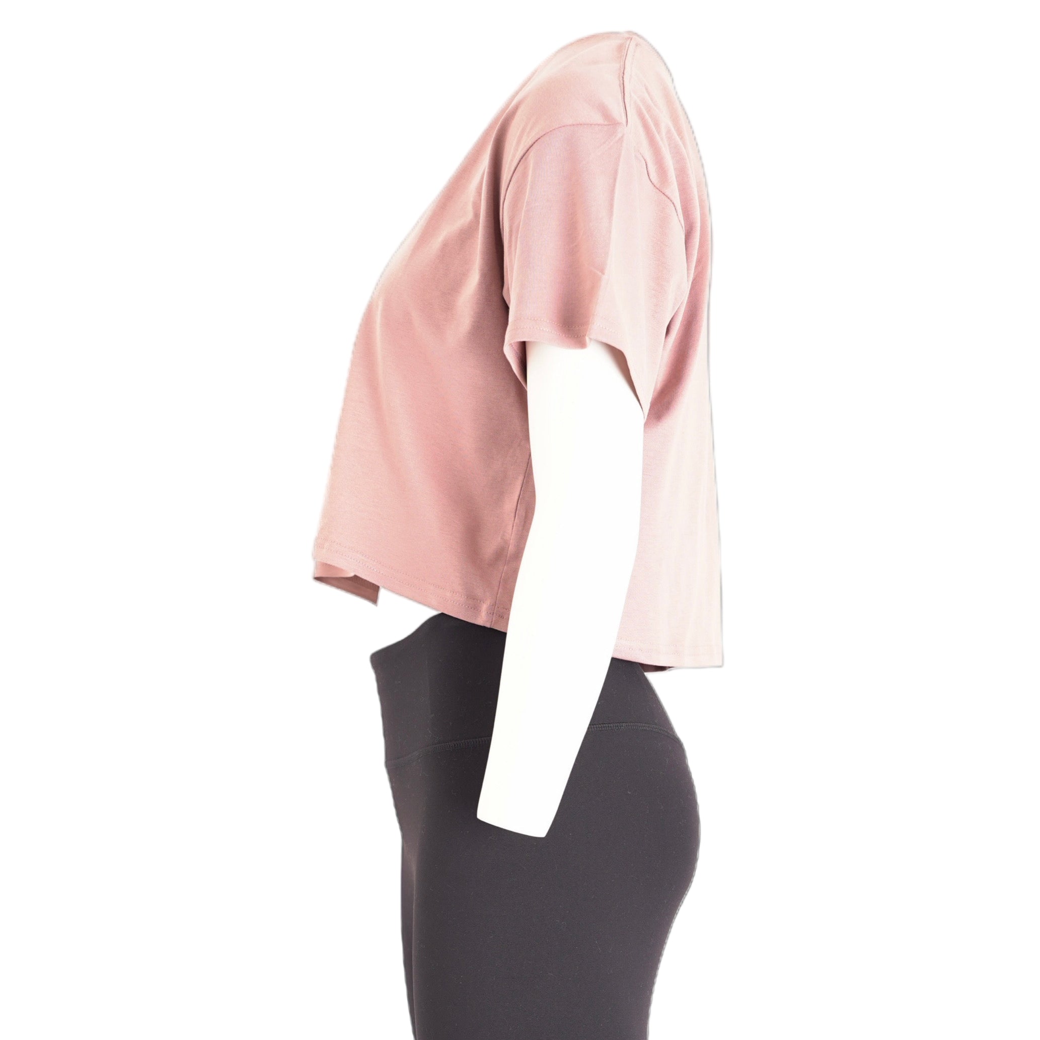 NVYSKN Womens Cotton Cropped T Shirt