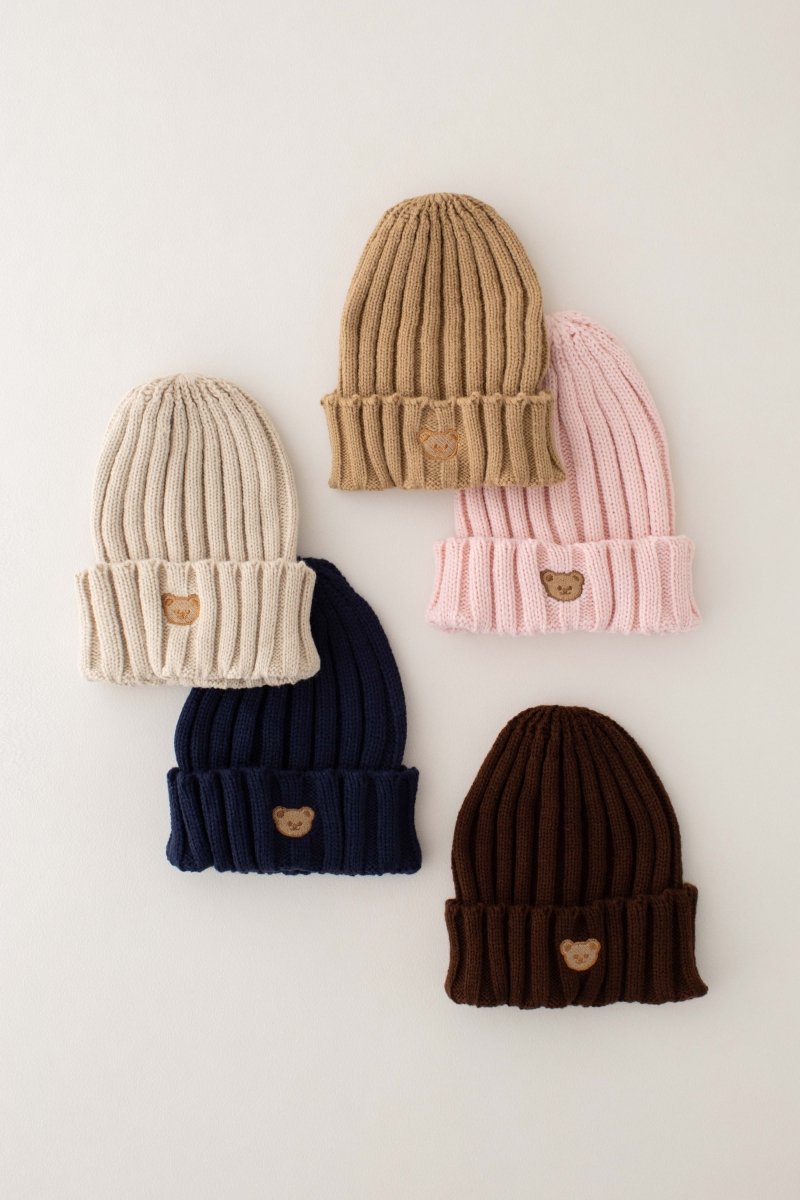 Knitted Bear Beanie