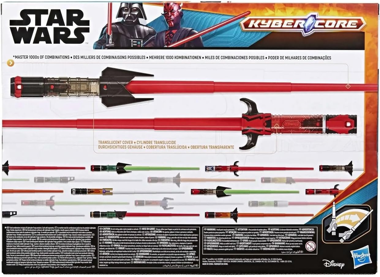 Star Wars Lightsaber Forge Kyber Core Darth Vader & Darth Maul Lightsaber 2-Pack
