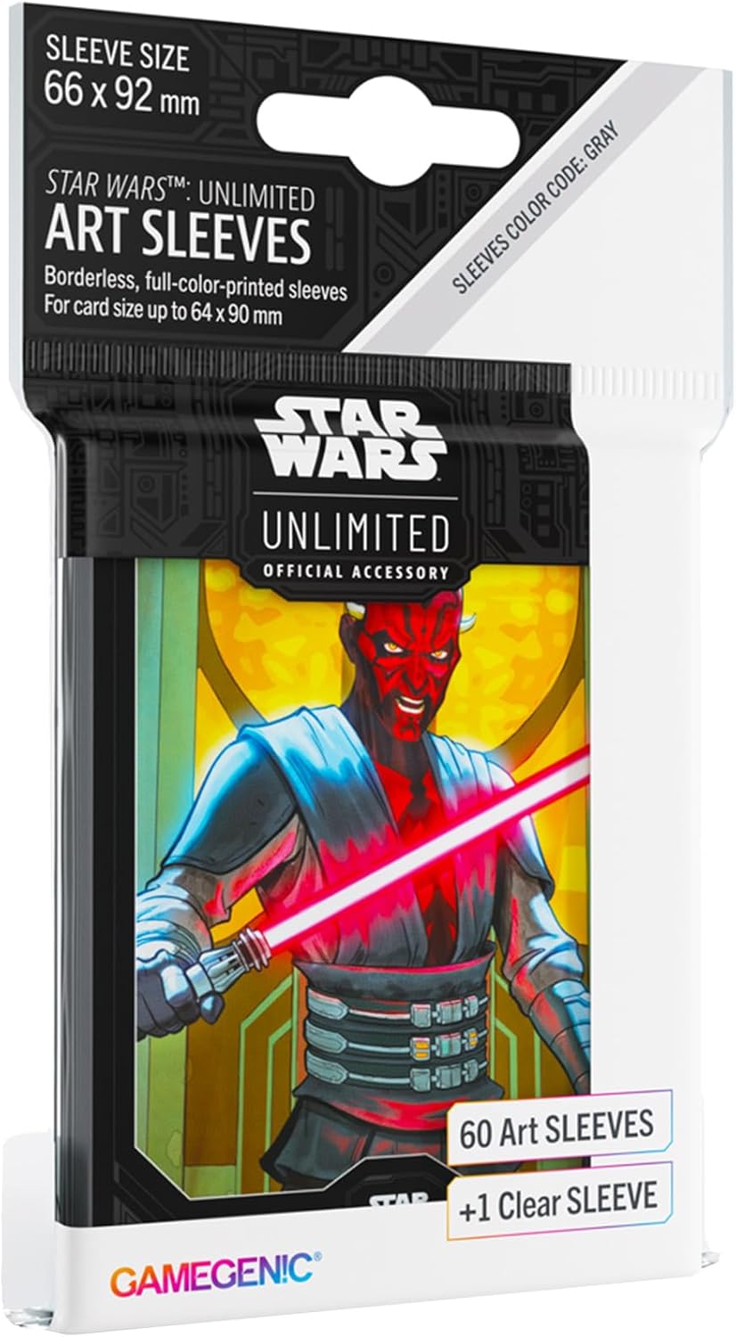 Gamegenic Star Wars: Unlimited Art Sleeves - Darth Maul