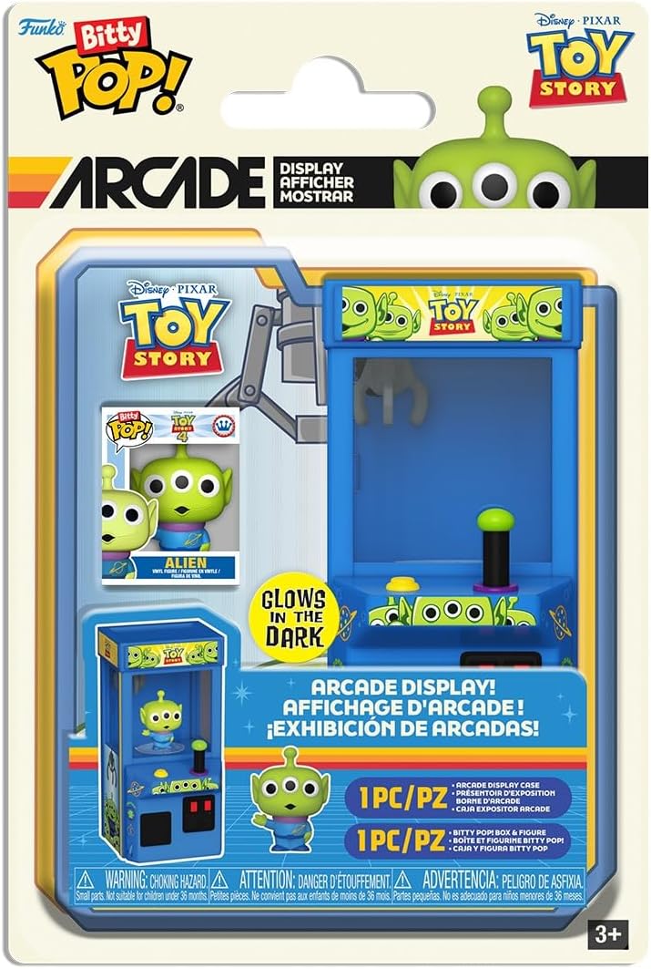 Funko Bitty POP! Arcade: Disney Pixar Toy Story - Alien - Glow in the Dark