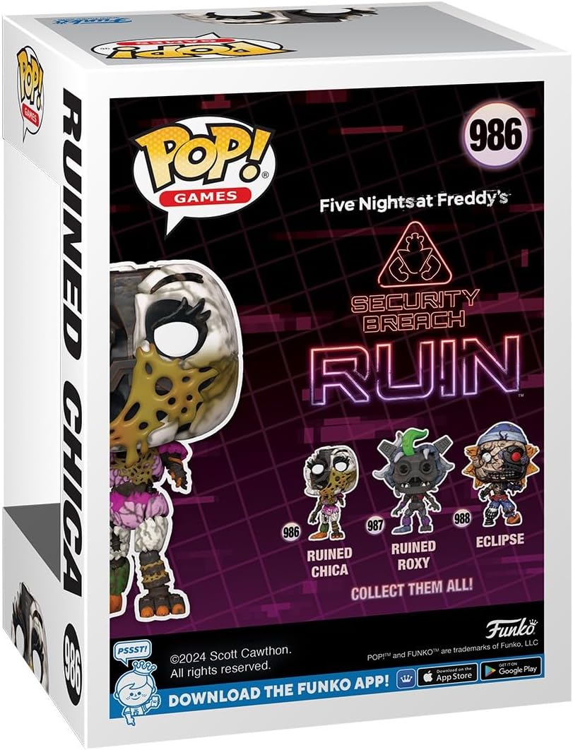 Funko Pop! Games: Five Nights At Freddy's: RUIN - Chica the Chicken