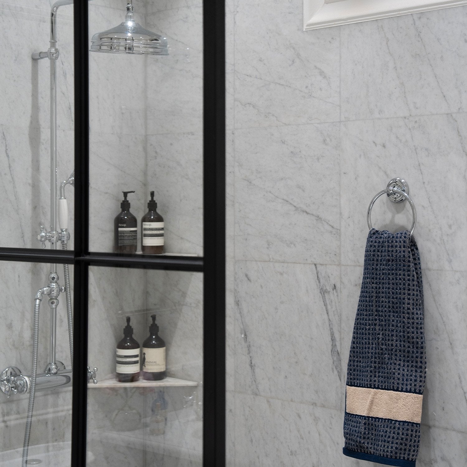 Smedbo Villa Towel Ring Polished Chrome K244