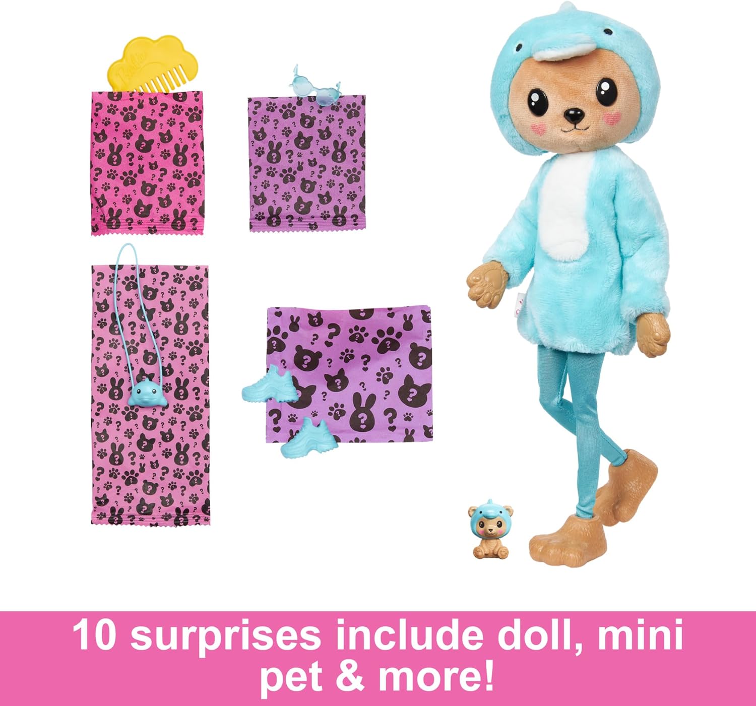 Barbie Cutie Reveal Teddy Bear as Dolphin