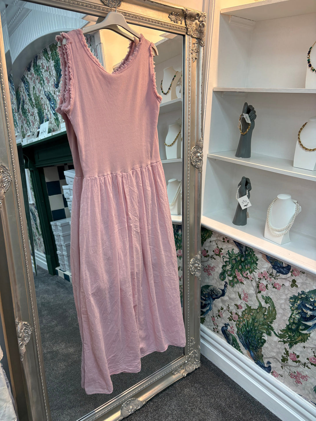 Plain Vest Maxi Dress | One Size Fits 8–18/20