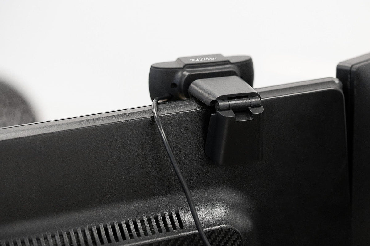 PRAKTICA HD USB-A Webcam with Built-in Noise Reduction Microphone