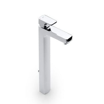 L90 Chrome Extended Basin Mixer Tap With Pop-Up Waste