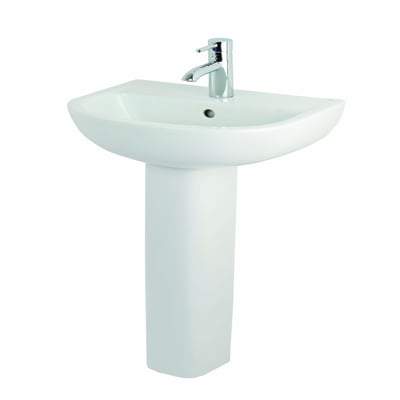 45cm Basin in Alpine White - All Styles
