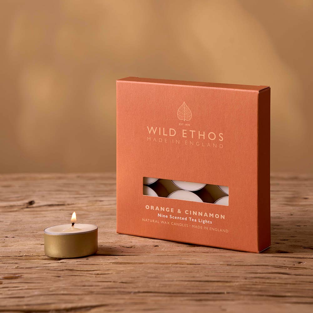 Cinnamon & Orange "Winter Spice" Scented Tealights