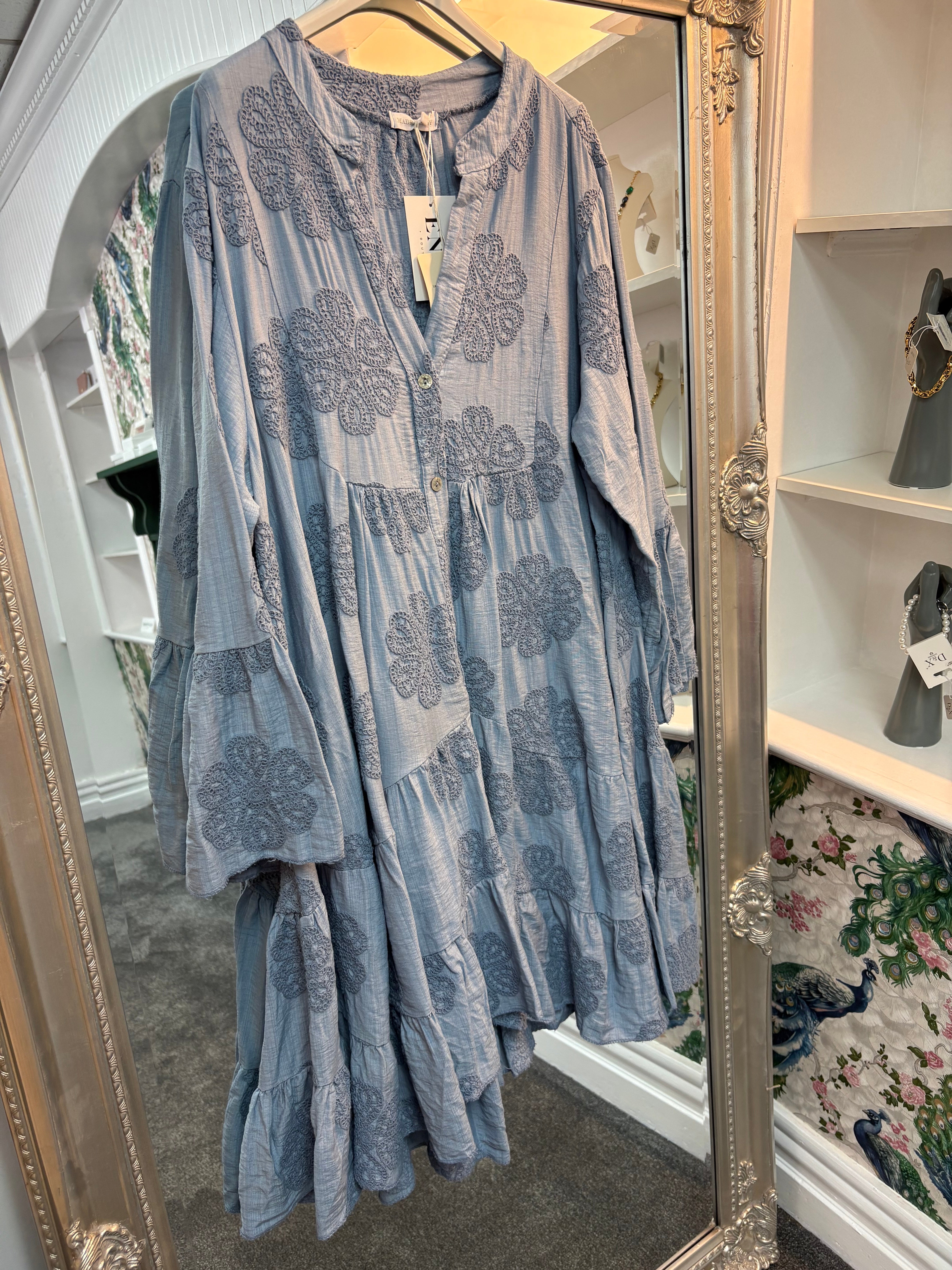 Cotton Floral Dress | One Size 8–18 | 100% Cotton