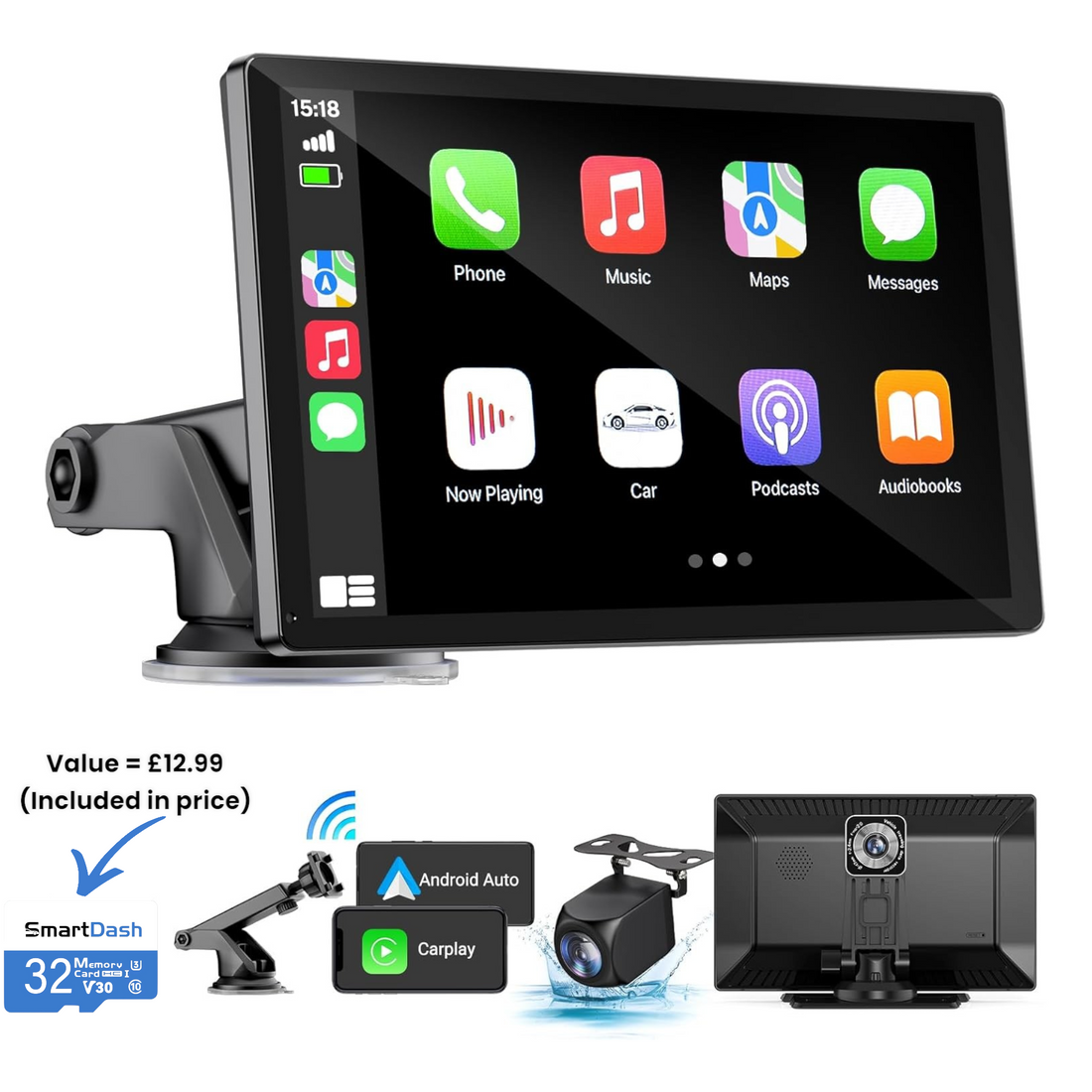 SmartDash™ CarPlay Tablet (7 Inch)
