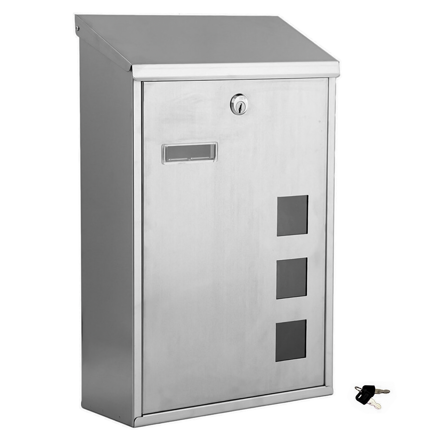 Wall Mounted Steel Lockable Letter Post Box