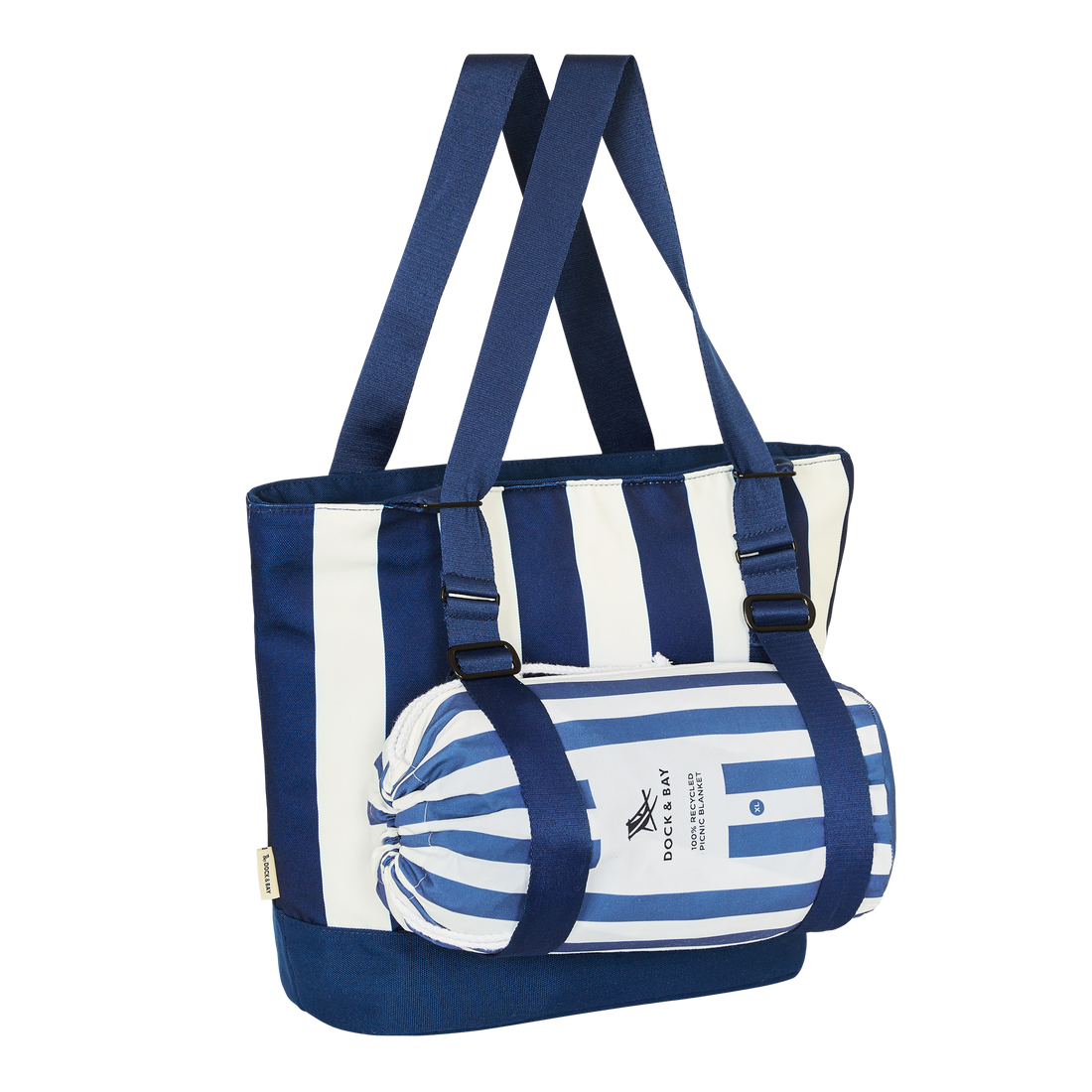 Dock & Bay Cooler Bag - Whitsunday Blue: One Size