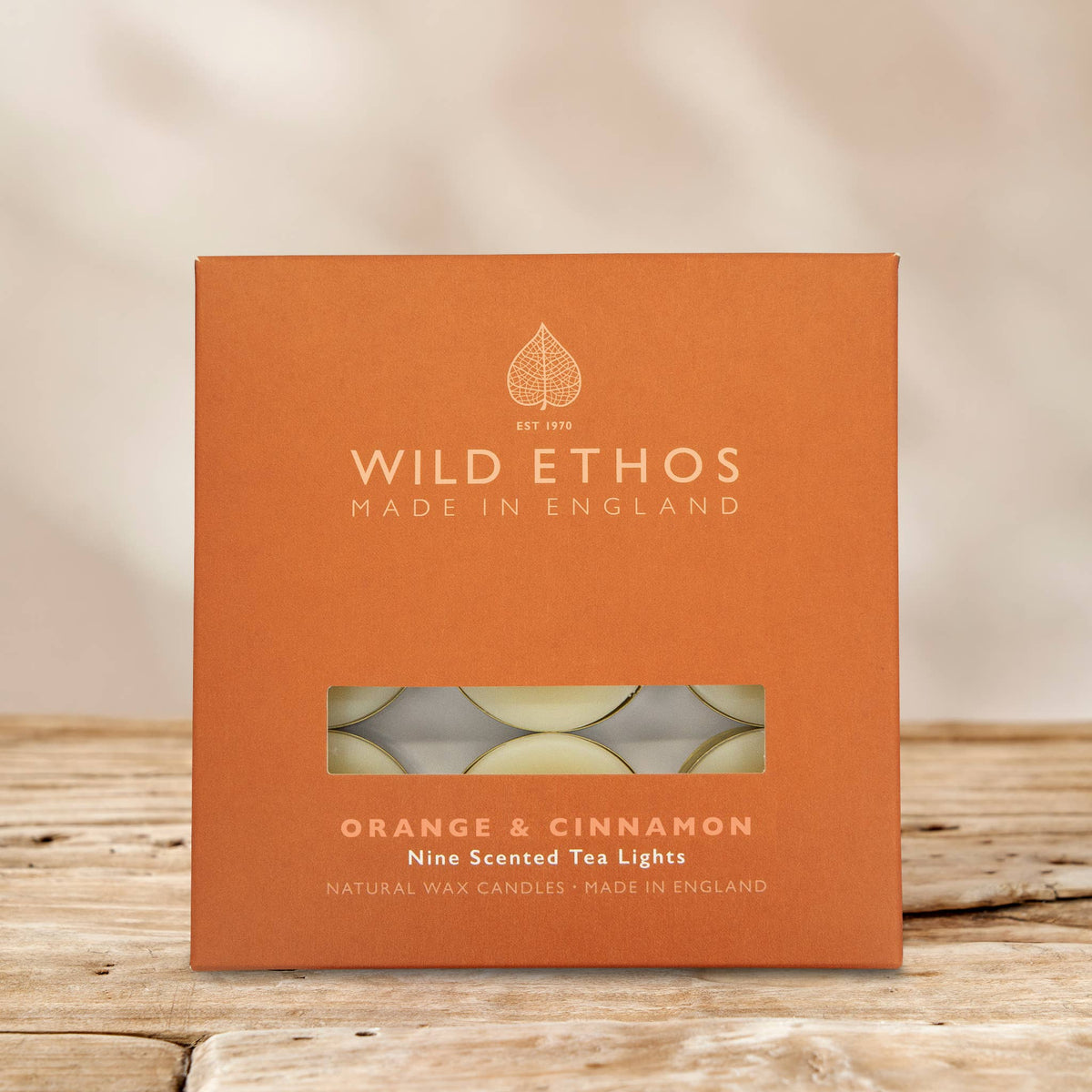 Cinnamon & Orange "Winter Spice" Scented Tealights