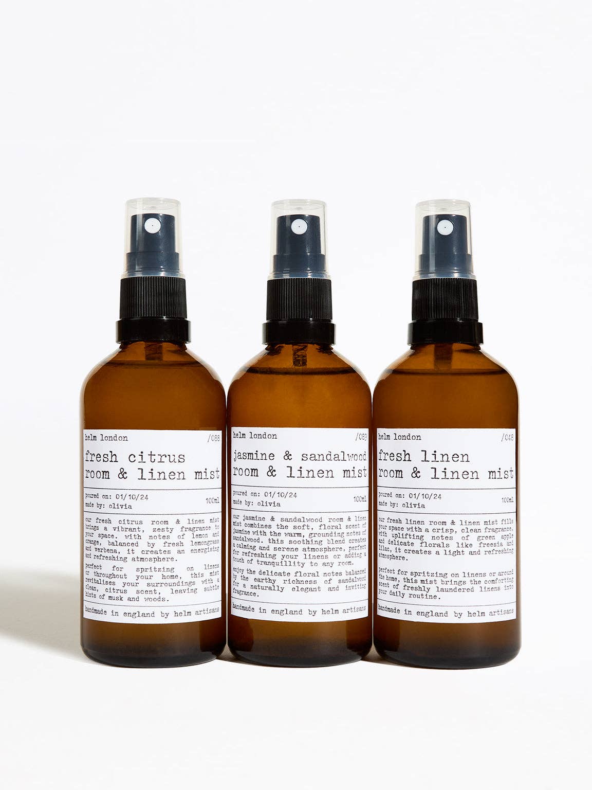 Jasmine & Sandalwood Room & Linen Mist - 100ml